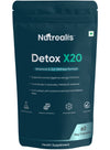 Detox Supplement with Milk Thistle & Green Tea | Liver & Gut Health Support with Probiotics | Antioxidant Formula for Weight Management | 60 Veg Capsules