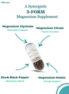 Nutrealis Triple Magnesium Complex | Glycinate, Citrate & Malate With Zinc | Three-Form Magnesium Supplement | 120 Veg Capsules